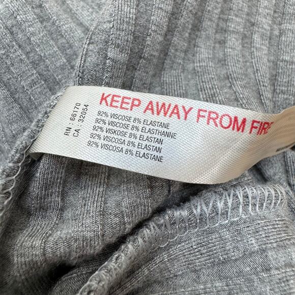 Free People Movement Blissed Out Gray Ribbed Racerback Tank Small - Picture 8 of 10